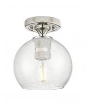 Innovations Lighting 434-1F-PN-G124-6 - Crown Point - 1 Light - 6 inch - Polished Nickel - Flush Mount