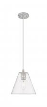 Innovations Lighting 434-1P-SN-GBC-82 - Crown Point - 1 Light - 8 inch - Satin Nickel - Pendant