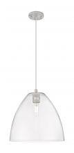 Innovations Lighting 434-1P-SN-GBD-122 - Crown Point - 1 Light - 12 inch - Satin Nickel - Pendant