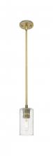 Innovations Lighting 434-1S-BB-G434-7SDY - Crown Point - 1 Light - 5 inch - Brushed Brass - Pendant