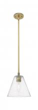 Innovations Lighting 434-1S-BB-GBC-84 - Crown Point - 1 Light - 8 inch - Brushed Brass - Pendant