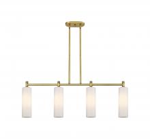 Innovations Lighting 434-4I-BB-G434-12WH - Crown Point - 4 Light - 44 inch - Brushed Brass - Island Light