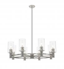 Innovations Lighting 434-8CR-PN-G434-7SDY - Crown Point - 8 Light - 32 inch - Polished Nickel - Chandelier