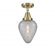 Innovations Lighting 447-1C-AB-G165 - Geneseo - 1 Light - 7 inch - Antique Brass - Semi-Flush Mount