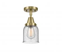 Innovations Lighting 447-1C-AB-G54 - Bell - 1 Light - 5 inch - Antique Brass - Semi-Flush Mount
