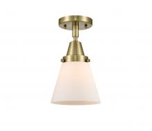 Innovations Lighting 447-1C-AB-G61 - Cone - 1 Light - 6 inch - Antique Brass - Semi-Flush Mount