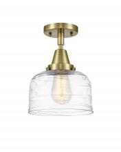 Innovations Lighting 447-1C-AB-G713 - Bell - 1 Light - 8 inch - Antique Brass - Semi-Flush Mount