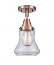 Innovations Lighting 447-1C-AC-G192 - Bellmont - 1 Light - 6 inch - Antique Copper - Semi-Flush Mount