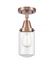 Innovations Lighting 447-1C-AC-G312 - Dover - 1 Light - 5 inch - Antique Copper - Semi-Flush Mount