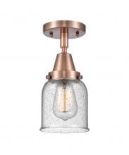 Innovations Lighting 447-1C-AC-G54 - Bell - 1 Light - 5 inch - Antique Copper - Semi-Flush Mount