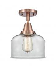 Innovations Lighting 447-1C-AC-G72 - Bell - 1 Light - 8 inch - Antique Copper - Semi-Flush Mount