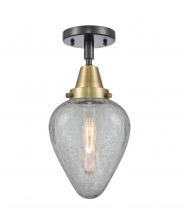 Innovations Lighting 447-1C-BAB-G165 - Geneseo - 1 Light - 7 inch - Black Antique Brass - Semi-Flush Mount