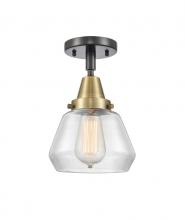 Innovations Lighting 447-1C-BAB-G172 - Fulton - 1 Light - 7 inch - Black Antique Brass - Semi-Flush Mount
