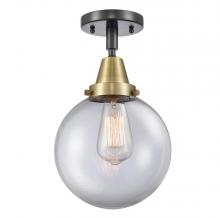 Innovations Lighting 447-1C-BAB-G202-8 - Beacon - 1 Light - 8 inch - Black Antique Brass - Semi-Flush Mount