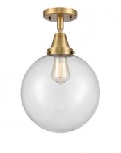 Innovations Lighting 447-1C-BB-G202-10 - Beacon - 1 Light - 10 inch - Brushed Brass - Semi-Flush Mount