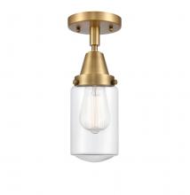 Innovations Lighting 447-1C-BB-G312 - Dover - 1 Light - 5 inch - Brushed Brass - Semi-Flush Mount