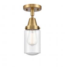 Innovations Lighting 447-1C-BB-G314 - Dover - 1 Light - 5 inch - Brushed Brass - Semi-Flush Mount