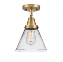 Innovations Lighting 447-1C-BB-G42 - Cone - 1 Light - 8 inch - Brushed Brass - Semi-Flush Mount