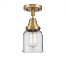 Innovations Lighting 447-1C-BB-G52 - Bell - 1 Light - 5 inch - Brushed Brass - Semi-Flush Mount