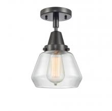 Innovations Lighting 447-1C-BK-G172 - Fulton - 1 Light - 7 inch - Matte Black - Semi-Flush Mount