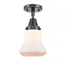 Innovations Lighting 447-1C-BK-G191 - Bellmont - 1 Light - 6 inch - Matte Black - Semi-Flush Mount