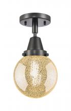 Innovations Lighting 447-1C-BK-G208-6 - Beacon - 1 Light - 6 inch - Matte Black - Semi-Flush Mount