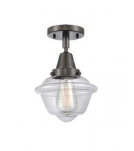Innovations Lighting 447-1C-OB-G532 - Oxford - 1 Light - 8 inch - Oil Rubbed Bronze - Semi-Flush Mount