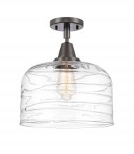 Innovations Lighting 447-1C-OB-G713-L - Bell - 1 Light - 12 inch - Oil Rubbed Bronze - Semi-Flush Mount