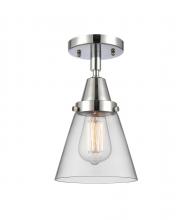 Innovations Lighting 447-1C-PC-G62 - Cone - 1 Light - 6 inch - Polished Chrome - Semi-Flush Mount