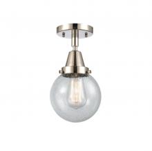 Innovations Lighting 447-1C-PN-G204-6 - Beacon - 1 Light - 6 inch - Polished Nickel - Semi-Flush Mount