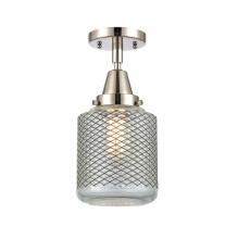 Innovations Lighting 447-1C-PN-G262 - Stanton - 1 Light - 6 inch - Polished Nickel - Semi-Flush Mount