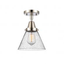 Innovations Lighting 447-1C-PN-G44 - Cone - 1 Light - 8 inch - Polished Nickel - Semi-Flush Mount