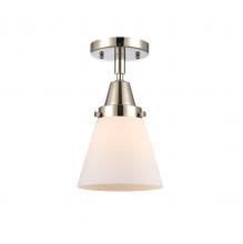 Innovations Lighting 447-1C-PN-G61 - Cone - 1 Light - 6 inch - Polished Nickel - Semi-Flush Mount