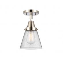 Innovations Lighting 447-1C-PN-G64 - Cone - 1 Light - 6 inch - Polished Nickel - Semi-Flush Mount