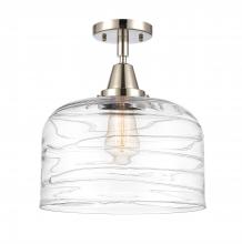 Innovations Lighting 447-1C-PN-G713-L - Bell - 1 Light - 12 inch - Polished Nickel - Semi-Flush Mount