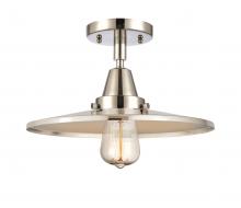 Innovations Lighting 447-1C-PN-MFR-PN-12 - Appalachian - 1 Light - 12 inch - Polished Nickel - Semi-Flush Mount