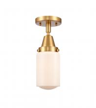 Innovations Lighting 447-1C-SG-G311 - Dover - 1 Light - 5 inch - Satin Gold - Semi-Flush Mount