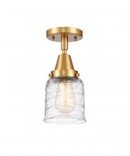 Innovations Lighting 447-1C-SG-G513 - Bell - 1 Light - 5 inch - Satin Gold - Semi-Flush Mount