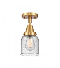Innovations Lighting 447-1C-SG-G54 - Bell - 1 Light - 5 inch - Satin Gold - Semi-Flush Mount