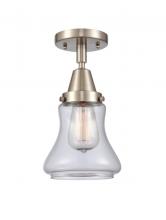 Innovations Lighting 447-1C-SN-G192 - Bellmont - 1 Light - 6 inch - Brushed Satin Nickel - Semi-Flush Mount