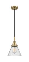 Innovations Lighting 447-1P-AB-G44 - Cone - 1 Light - 8 inch - Antique Brass - Mini Pendant