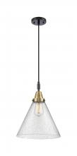 Innovations Lighting 447-1P-BAB-G44-L - Cone - 1 Light - 12 inch - Black Antique Brass - Mini Pendant