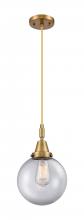 Innovations Lighting 447-1P-BB-G202-8 - Beacon - 1 Light - 8 inch - Brushed Brass - Mini Pendant