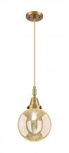 Innovations Lighting 447-1P-BB-G208-8 - Beacon - 1 Light - 8 inch - Brushed Brass - Mini Pendant