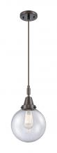 Innovations Lighting 447-1P-OB-G204-8 - Beacon - 1 Light - 8 inch - Oil Rubbed Bronze - Mini Pendant