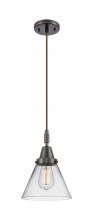 Innovations Lighting 447-1P-OB-G42 - Cone - 1 Light - 8 inch - Oil Rubbed Bronze - Mini Pendant