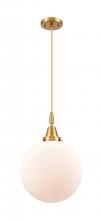Innovations Lighting 447-1P-SG-G201-12 - Beacon - 1 Light - 12 inch - Satin Gold - Mini Pendant