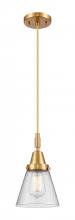 Innovations Lighting 447-1P-SG-G64 - Cone - 1 Light - 6 inch - Satin Gold - Mini Pendant