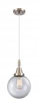 Innovations Lighting 447-1P-SN-G202-8 - Beacon - 1 Light - 8 inch - Brushed Satin Nickel - Mini Pendant