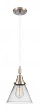 Innovations Lighting 447-1P-SN-G42 - Cone - 1 Light - 8 inch - Brushed Satin Nickel - Mini Pendant